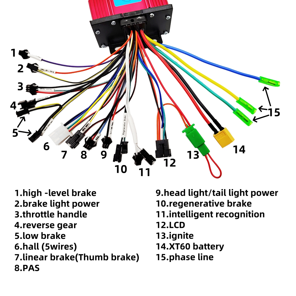 36V 48V 60V 800W 1000W 1200W M - Kelly Kls7230S Controller recension och pris