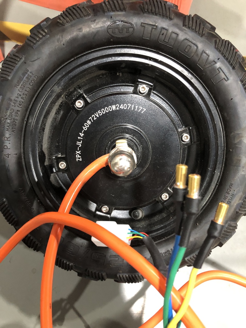 4000W 5000W 7500W 60MM Orange  - 13 Inch 72V 5000W Brushless Motor recension och pris